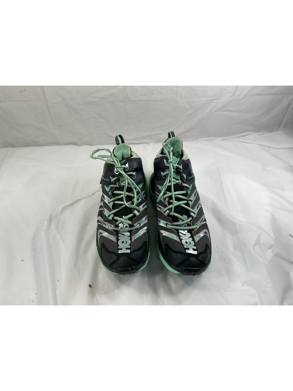 HOKA TOR SPEED 2 WP Size 9.5 athletic SHOES DARK SHADOW MINT GREEN - Picture 16 of 16
